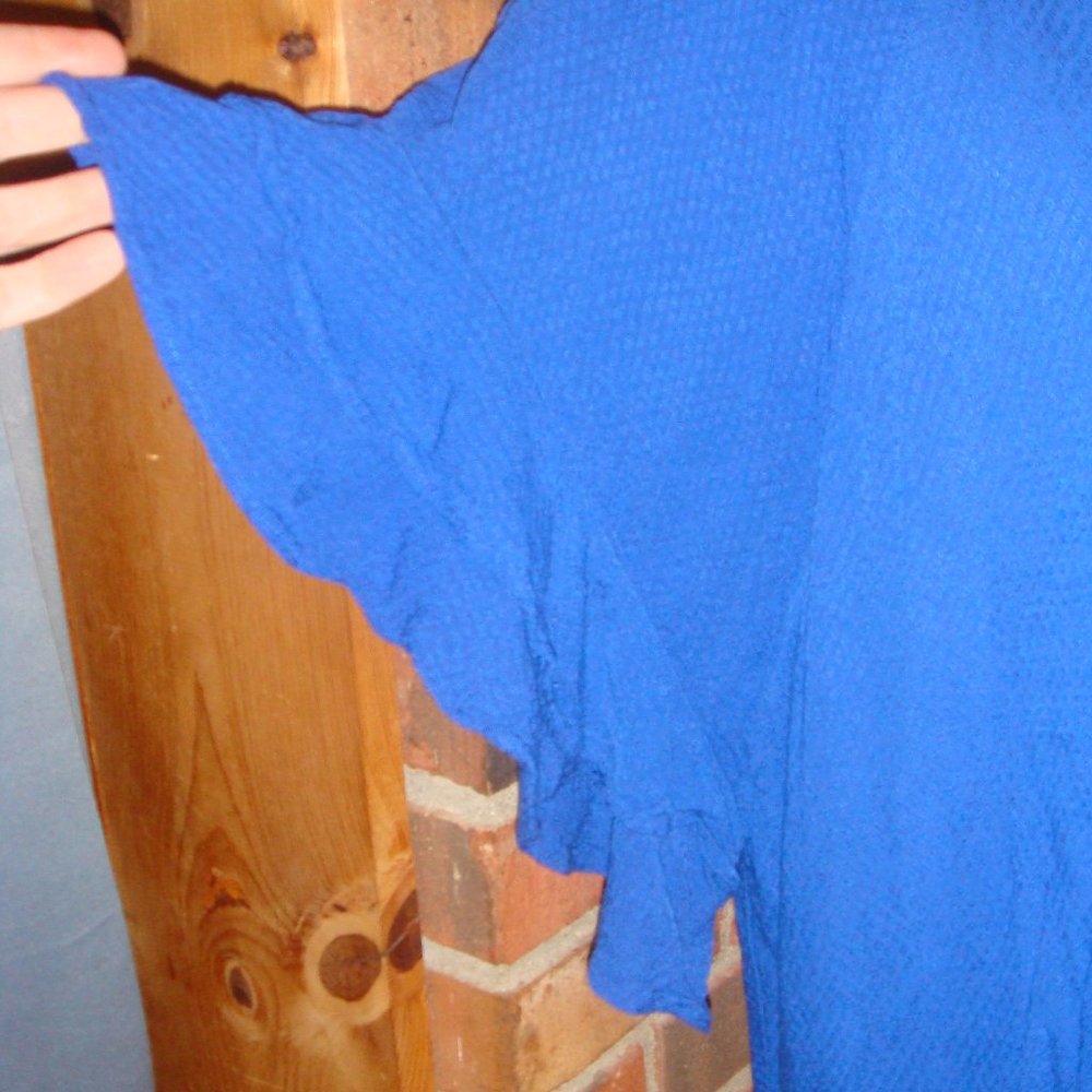 Stylus Ruffle Sleeve Top L - Picture 3 of 5